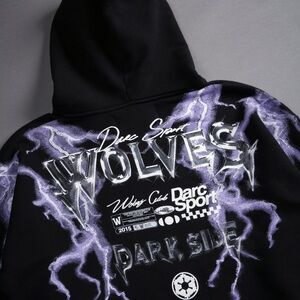 Darc Sport Cropped Hoodie Starwars RIDE THE LIGHTNING "WYOMING" (CROPPED) HOODIE